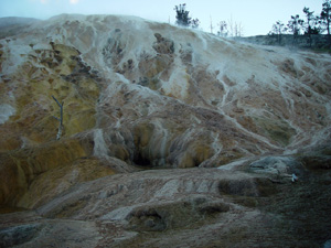 Соляные источники Mammoth Springs